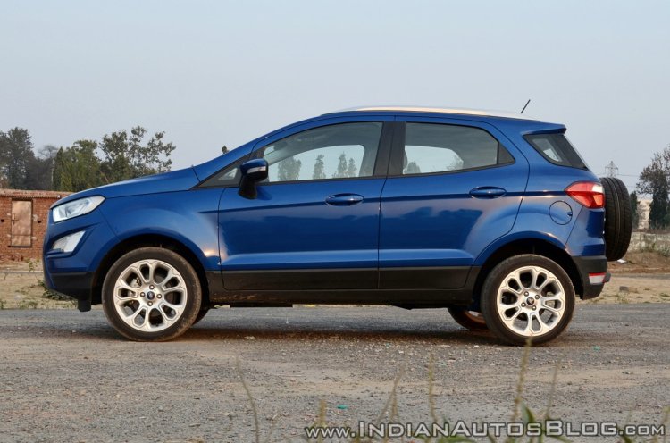 Ford EcoSport Petrol AT review side