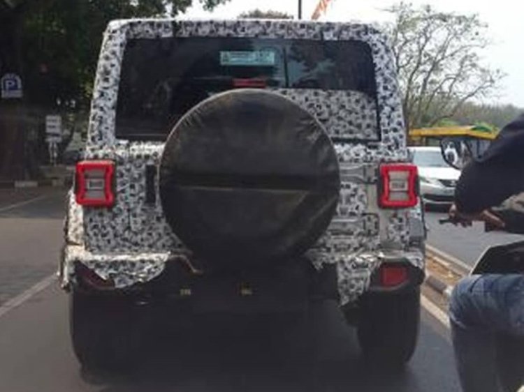 2018 Jeep Wrangler Unlimited (Jeep Wrangler JL) spy shot India