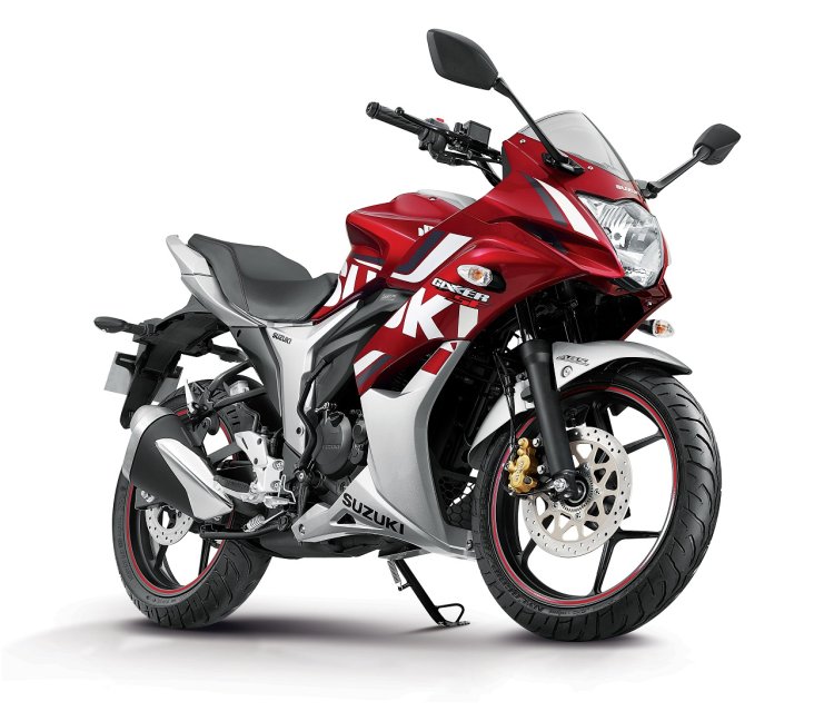 gixxer sf 150 red colour