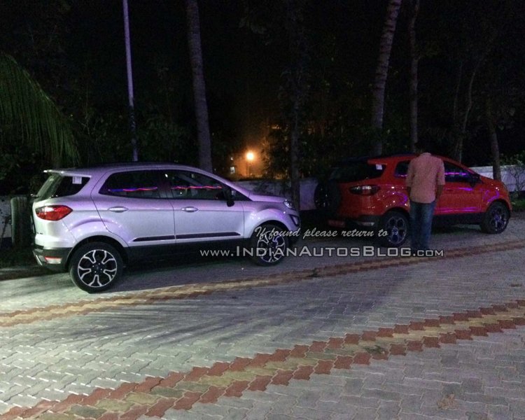 Ford EcoSport Signature edition and Titanium S spotted