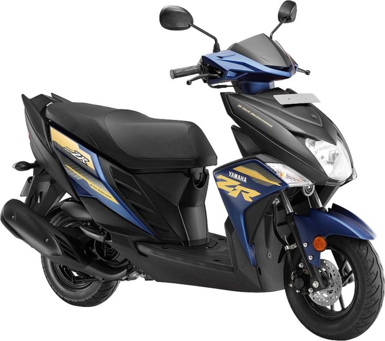 Yamaha Cygnus Ray-ZR press Armada Blue