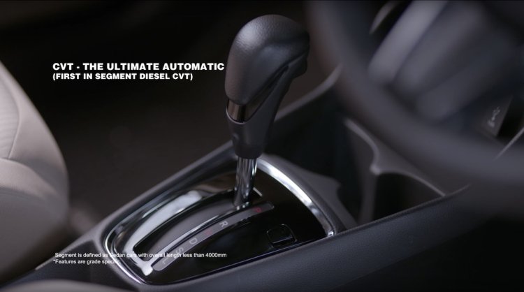 2018 Honda Amaze CVT gearshift lever