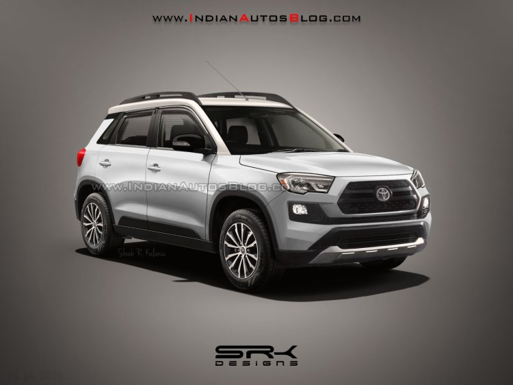Toyota Vitara Brezza mini SUV render