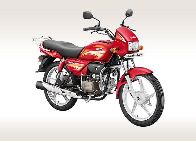 top-selling bikes in india Hero Splendor Plus i3S press front angle