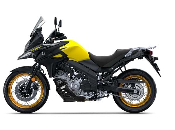 Suzuki V-Strom 650 XT press shot left side