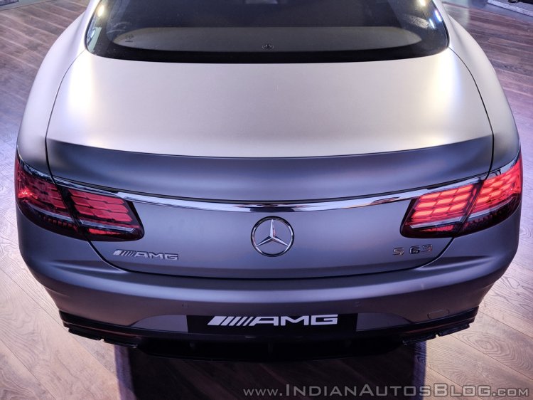 2018 Mercedes-AMG S 63 Coupe rear