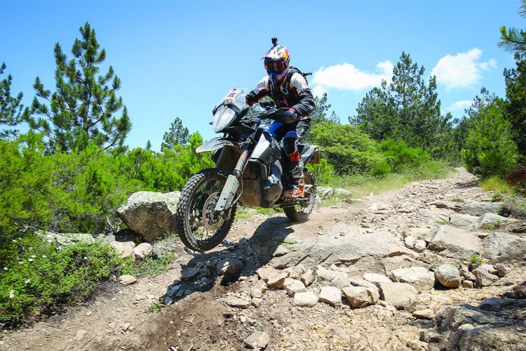 KTM 790 Adventure R front profile