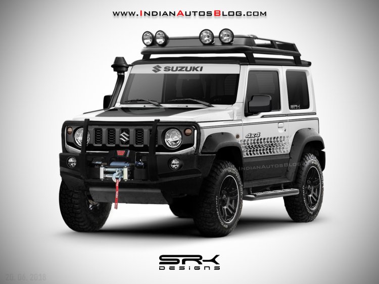 New Suzuki Jimny off-road IAB rendering