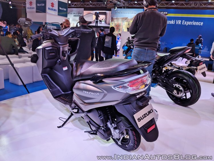 Suzuki Burgman Street rear three quarters