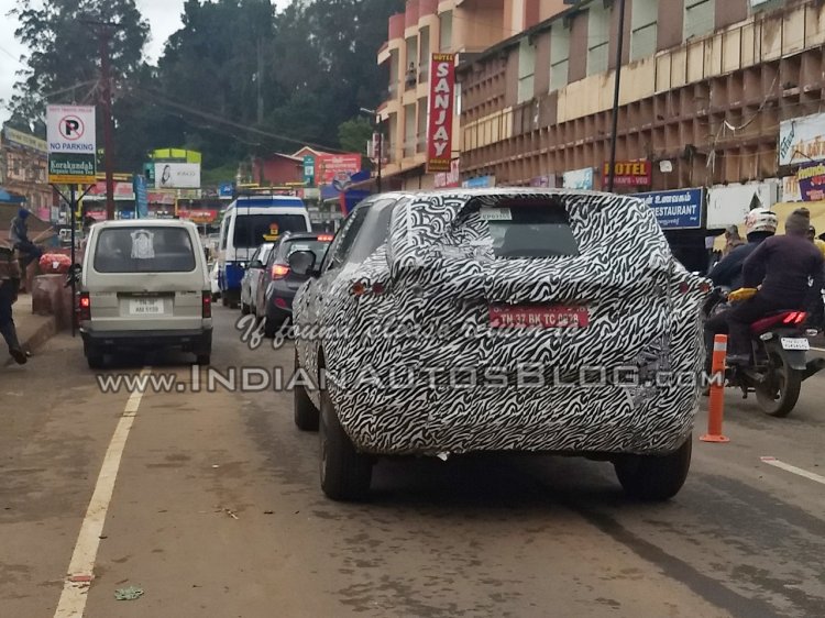 Tata H5X spy shot rear
