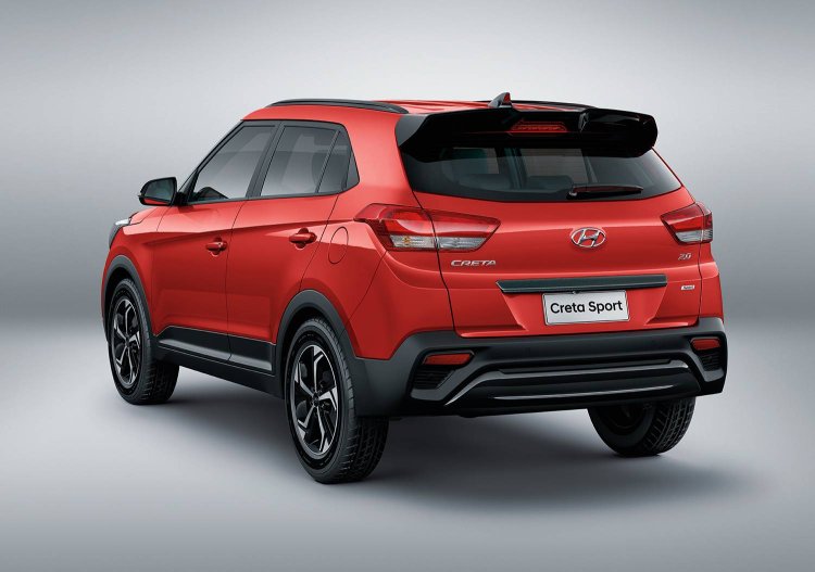 2019 Hyundai Creta Sport rear three quarter launched in Brazil