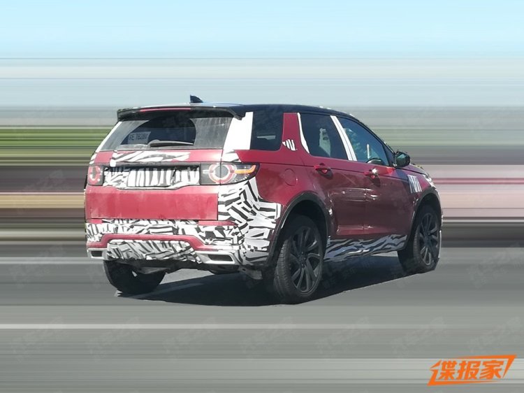 Land Rover Discovery Sport facelift China spied