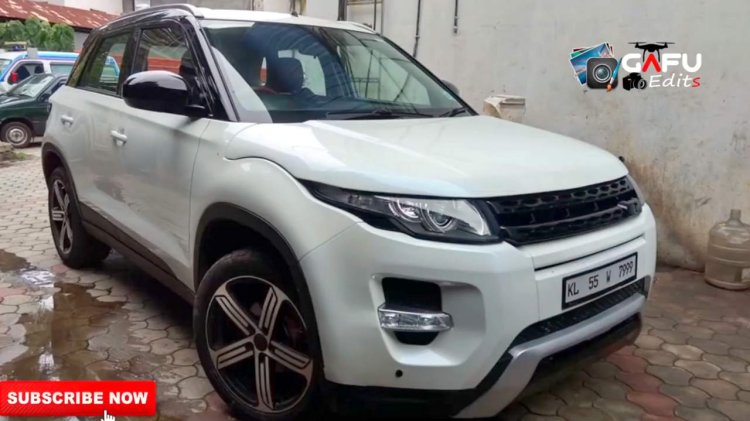 Maruti Vitara Brezza Range Rover Evoque replica front
