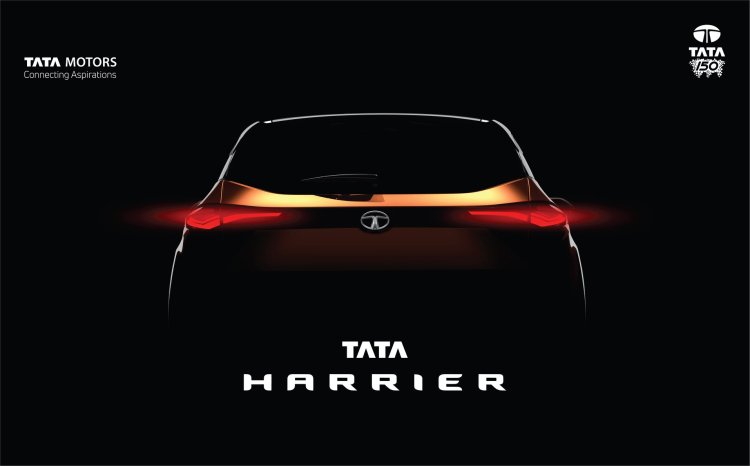 Tata Harrier teaser image rear