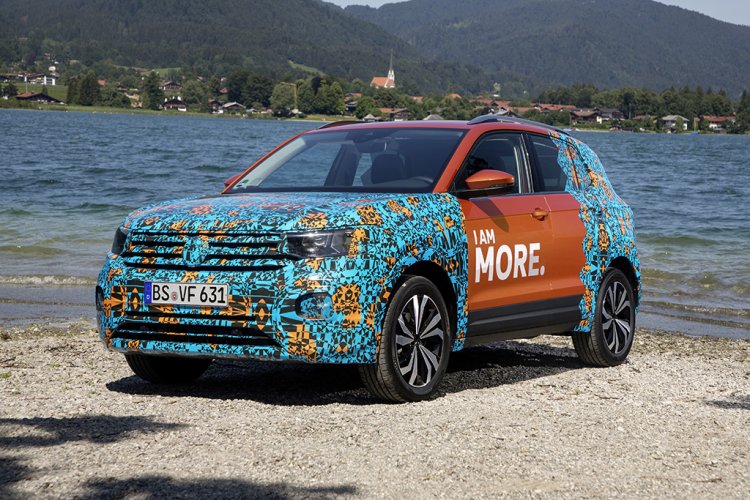 VW T-Cross prototype front three quarters