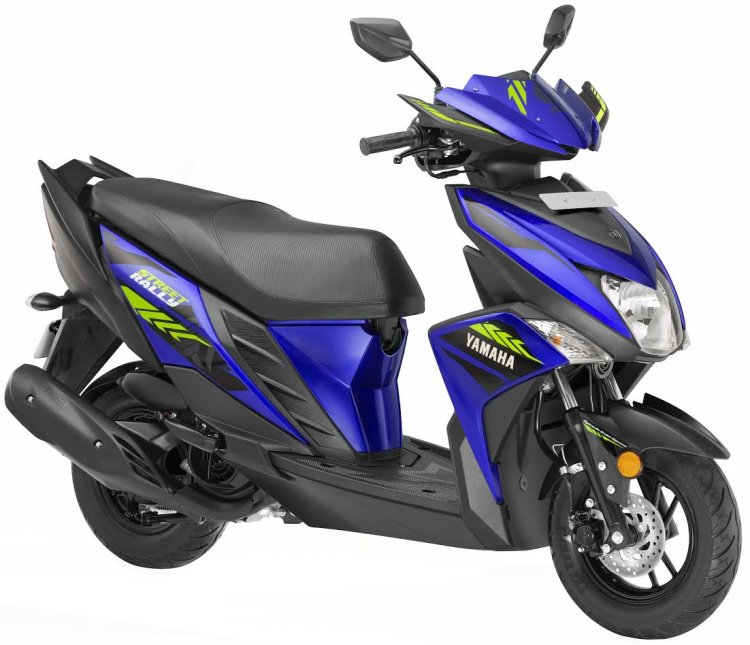 Yamaha Ray ZR Street Rally Racing Blue colour scheme