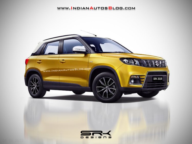 2020 Maruti Vitara Brezza (facelift) rendering