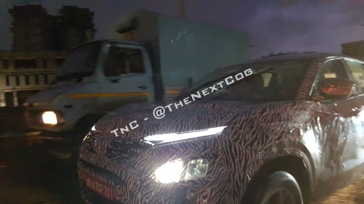 Latest Tata Harrier spy images reveal its floating touchscreen system