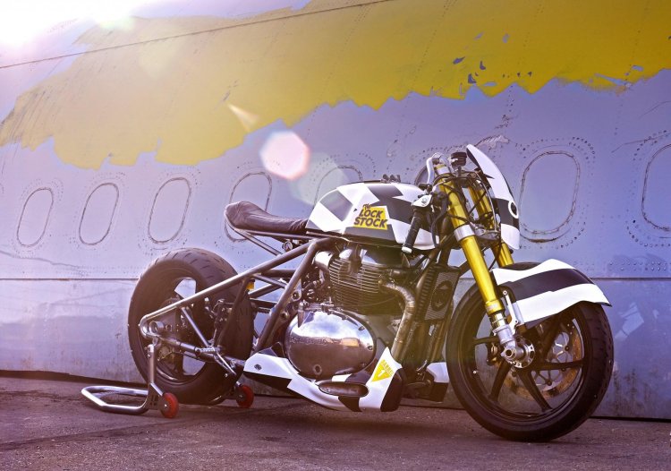 Custom Royal Enfield 650 Lockstock Dragster Right