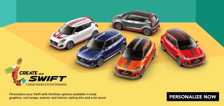 Maruti Swift customized