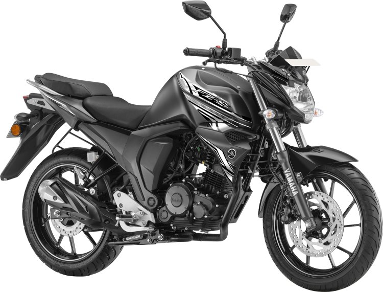 Yamaha FZS FI rear disc DARKNIGHT colour variant