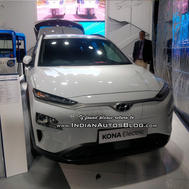 Hyundai Kona Ev At 2018 Move Summit In New Delhi F