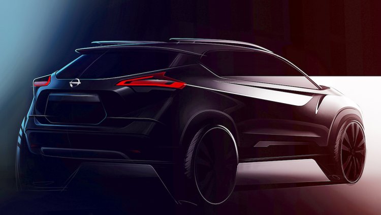 Indian Spec Nissan Kicks Rear Three Quarters Tease
