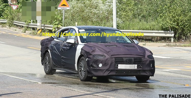 2020 Hyundai Sonata Dn8 Front Three Quarters Spy S