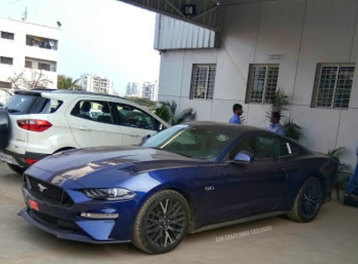Facelifted Ford Mustang Front Three Quarters Spy S