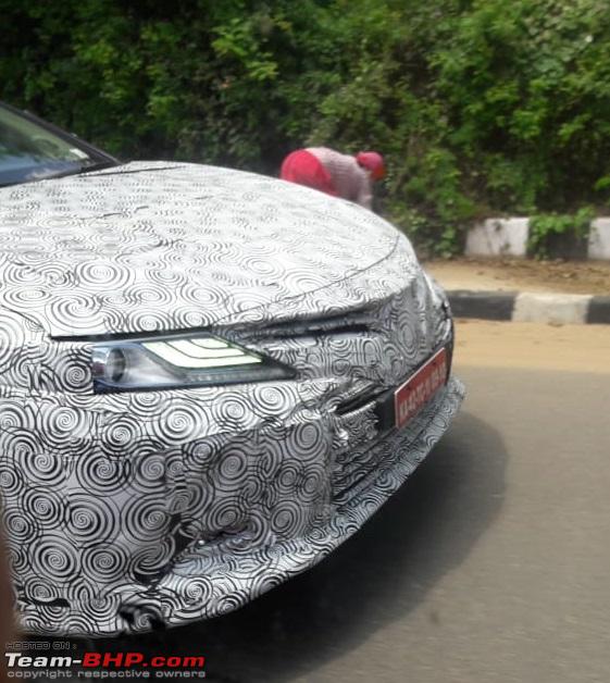 2019 Toyota Camry Front Fascia Spy Shot India