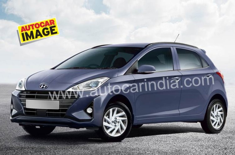 2019 Hyundai Grand I10 Render Front Three Quarters