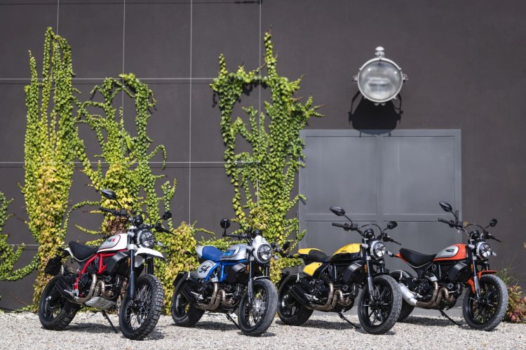 New Ducati Scrambler Range Left Front Quarter Pres