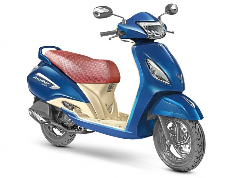Tvs Jupiter Grande Press Image Front Right Quarter
