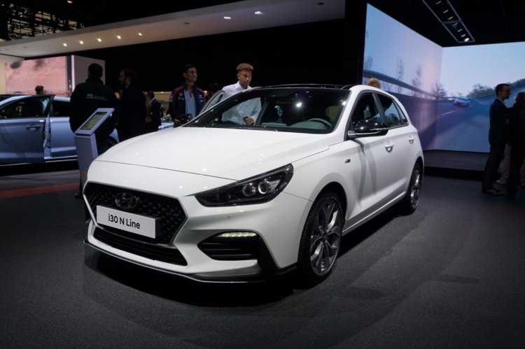 Hyundai I30 N Line At Paris Motor Show 2018 Front