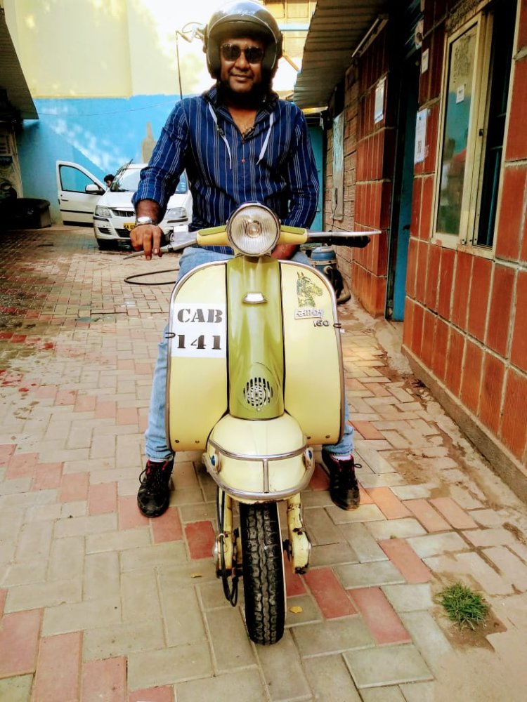 Lamby 150 Restored With Owner Vivek Muniyappa