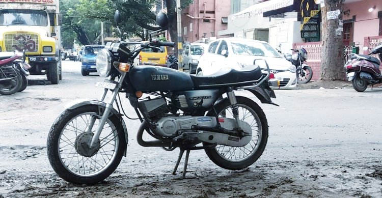Modified Yamaha Rx100 By Vivek Muniyappa Left Side