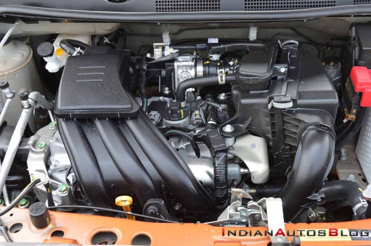New Datsun Go Facelift Engine Bay