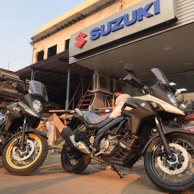 2018 Suzuki V-Strom 650 XT Mumbai Dealership Live Images