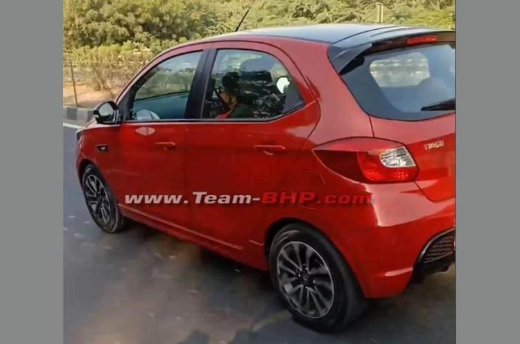 Tata Tiago Jtp Red Black Production Spec Side Prof