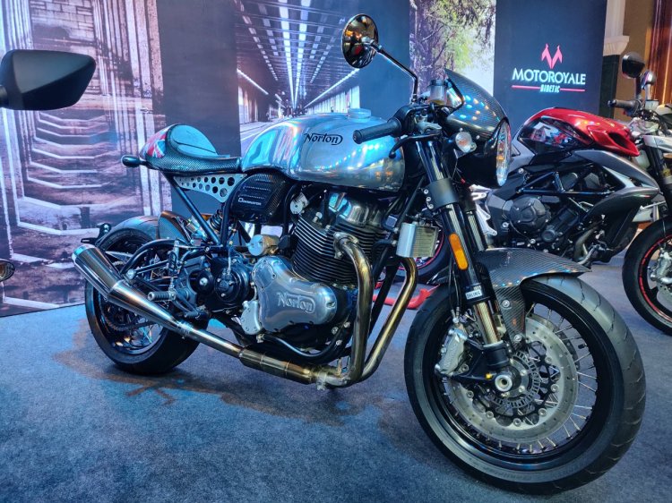Norton Dominator Front Three Quarters India Launch