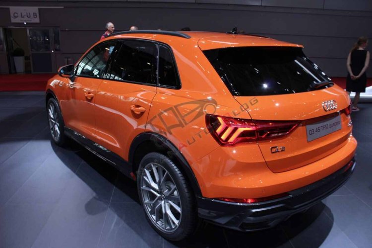 2018 Paris Motor Show Images 2019 Audi Q3 Rear Three Qu