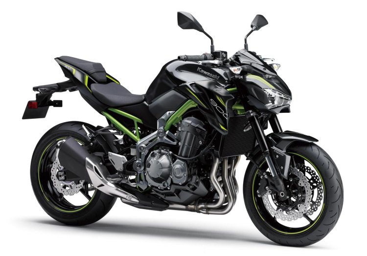 2019 Kawasaki Z900 Front Right Quarter Press Image