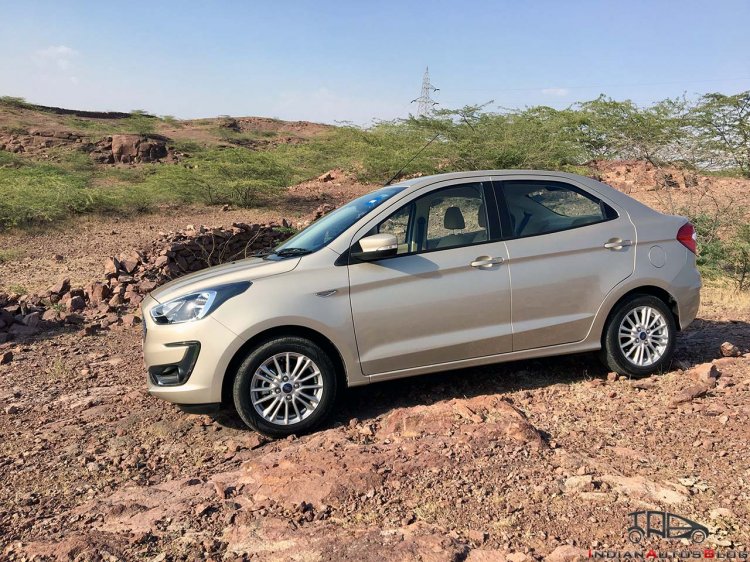 2018 Ford Aspire Facelift Review Side Profile