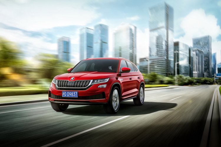 Skoda Kodiaq Gt Front Three Quarters