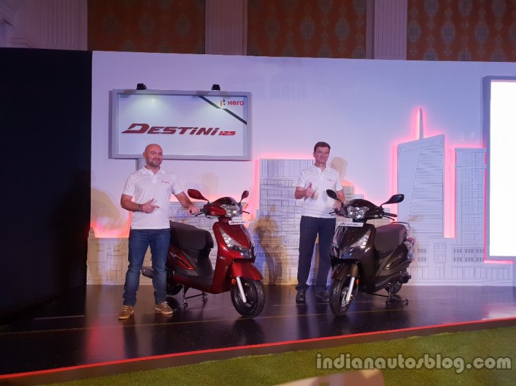 Hero Destini Launched In India Photos From Launch