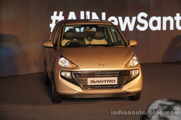 2019 Hyundai Santro Images Imperial Beige Front 1