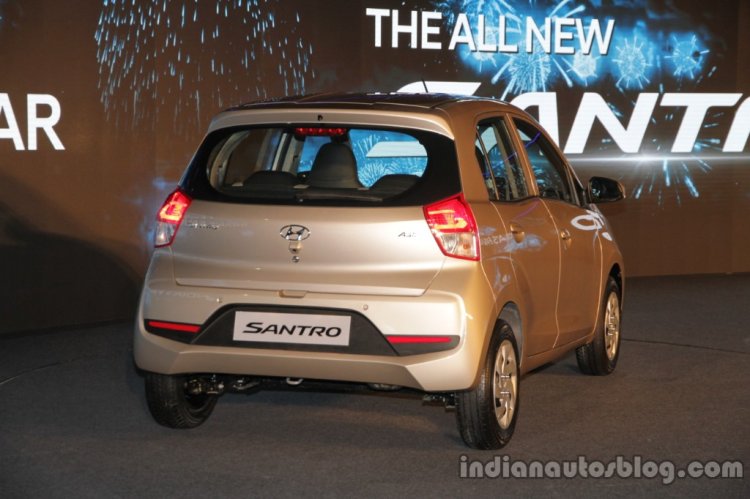 2019 Hyundai Santro Images Imperial Beige Rear 3
