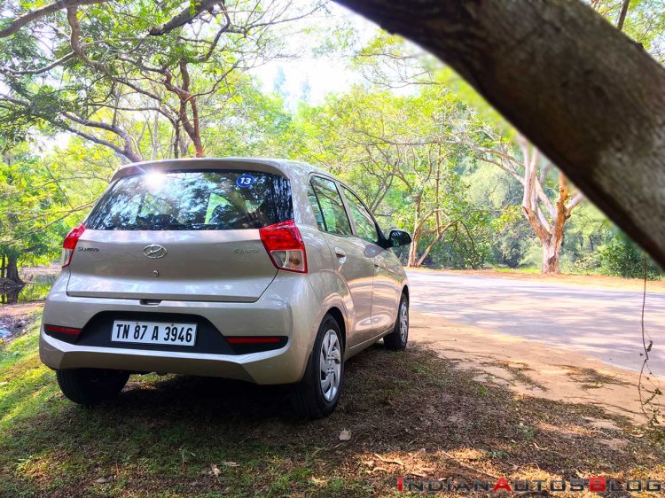 2018 Hyundai Santro Review Images Rear Three Quart