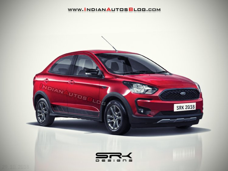 Ford Aspire Freestyle Rendering