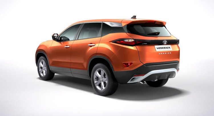 Tata Harrier Rear Three Quarters Official Image
